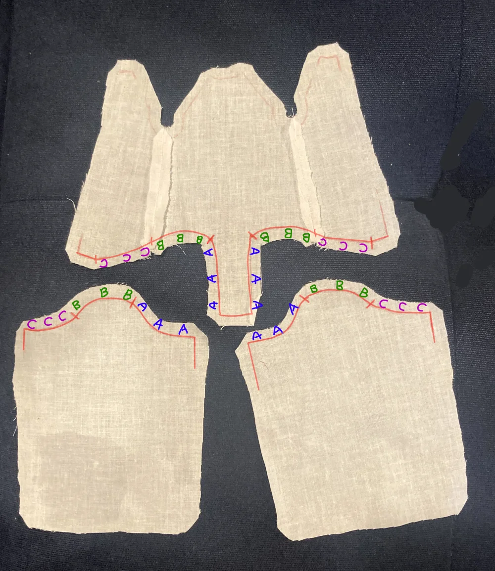 Leg seam preview
